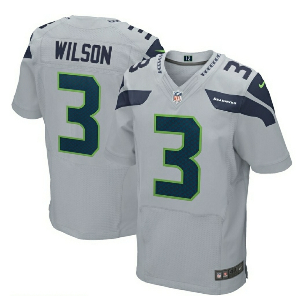 (SOLD)Authentic Russel Wilson Jersey Size L w tags